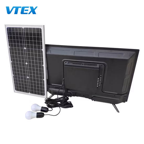 Acquista Pannello Solare Portatile A Energia Solare Con Monitor LED A Batteria Al Litio TV Solare DC12V